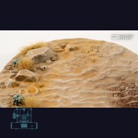 Deserts of Maahl Bases, Round 80mm (x1)