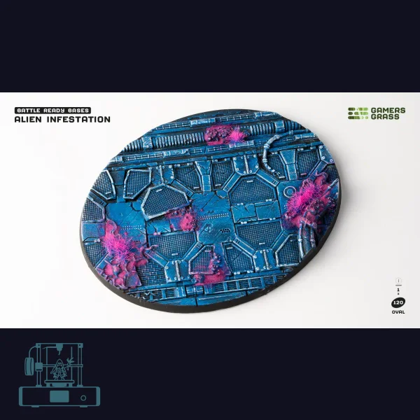 Alien Infestation Bases, Oval 120mm (x1)