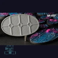 Alien Infestation Bases, Oval 90mm (x2)