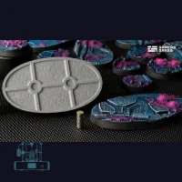 Alien Infestation Bases, Oval 75mm (x3)