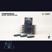 Alien Infestation Bases, Oval 75mm (x3)
