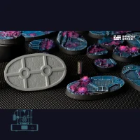Alien Infestation Bases, Oval 60mm (x4)