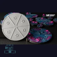 Alien Infestation Bases, Round 100mm (x1)