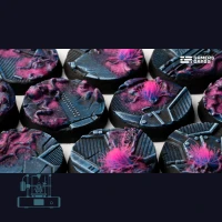 Alien Infestation Bases, Round 25mm (x10)