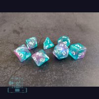 Würfelset (Farbe Green Pale Purple)