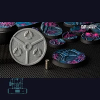 Alien Infestation Bases, Round 50mm (x3)