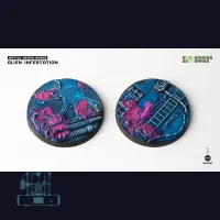 Alien Infestation Bases, Round 60mm (x2)