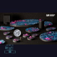 Alien Infestation Bases, Round 28mm (x8)