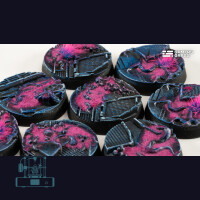 Alien Infestation Bases, Round 28mm (x8)