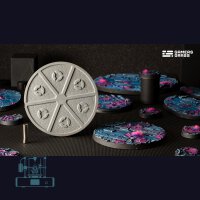 Alien Infestation Bases, Round 80mm (x1)