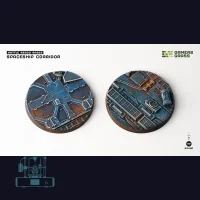 Spaceship Corridor Bases, Round 60mm (x2)