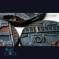 Spaceship Corridor Bases, Round 60mm (x2)