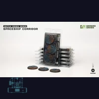 Spaceship Corridor Bases, Round 50mm (x3)