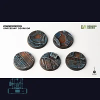 Spaceship Corridor Bases, Round 40mm (x5)