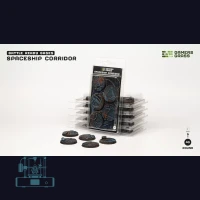 Spaceship Corridor Bases, Round 40mm (x5)