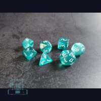 Würfelset (Farbe Green Lake Blue)