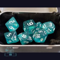 Würfelset (Farbe Green Lake Blue)