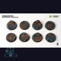 Spaceship Corridor Bases, Round 32mm (x8)