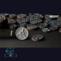 Spaceship Corridor Bases, Round 32mm (x8)