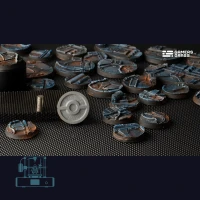 Spaceship Corridor Bases, Round 25mm (x10)