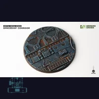 Spaceship Corridor Bases, Round 100mm (x1)