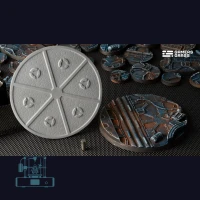 Spaceship Corridor Bases, Round 100mm (x1)