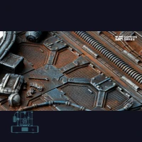 Spaceship Corridor Bases, Round 100mm (x1)