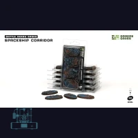 Spaceship Corridor Bases, Oval 60mm (x4)