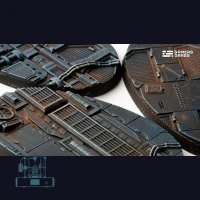 Spaceship Corridor Bases, Oval 75mm (x3)