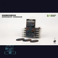Spaceship Corridor Bases, Oval 75mm (x3)