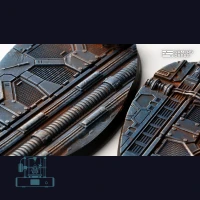 Spaceship Corridor Bases, Oval 90mm (x2)