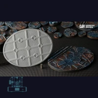 Spaceship Corridor Bases, Oval 120mm (x1)