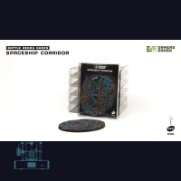 Spaceship Corridor Bases, Oval 120mm (x1)