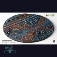 Spaceship Corridor Bases, Oval 170mm (x1)