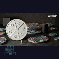 Spaceship Corridor Bases, Round 80mm (x1)