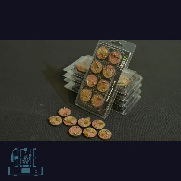 Badlands Bases, Round 32mm (x8)