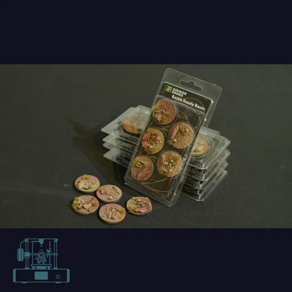 Badlands Bases, Round 40mm (x5)