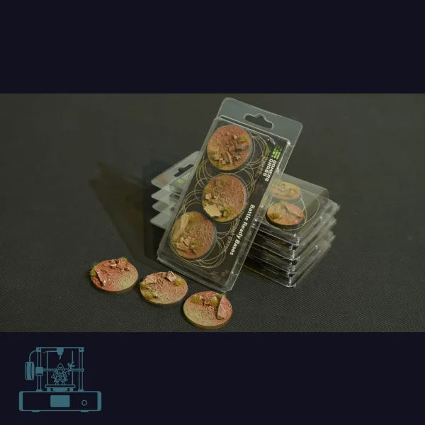Badlands Bases, Round 50mm (x3)