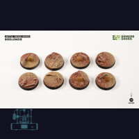 Badlands Bases, Round 28mm (x8)