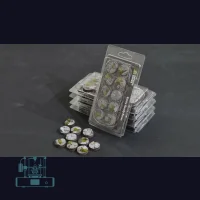 Temple Bases, Round 25mm (x10)