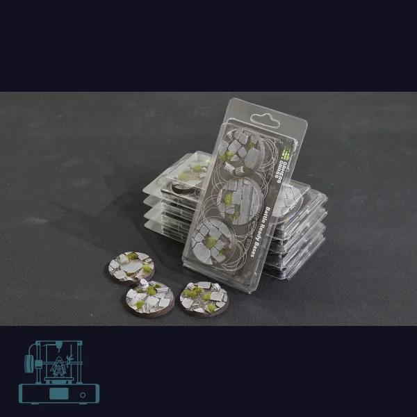 Temple Bases, Round 50mm (x3)