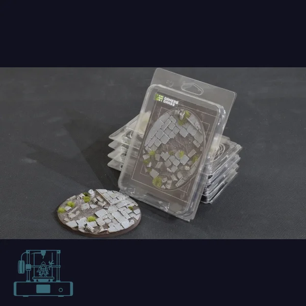 Temple Bases, Oval 120mm (x1)